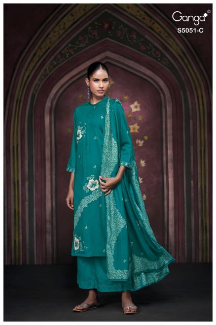 Ganga mysha 5051 wholesale dress materials in gujarat